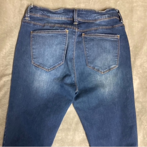 Wax Jeans Low Rise Skinny Jeans Dark Wash - Picture 2 of 4